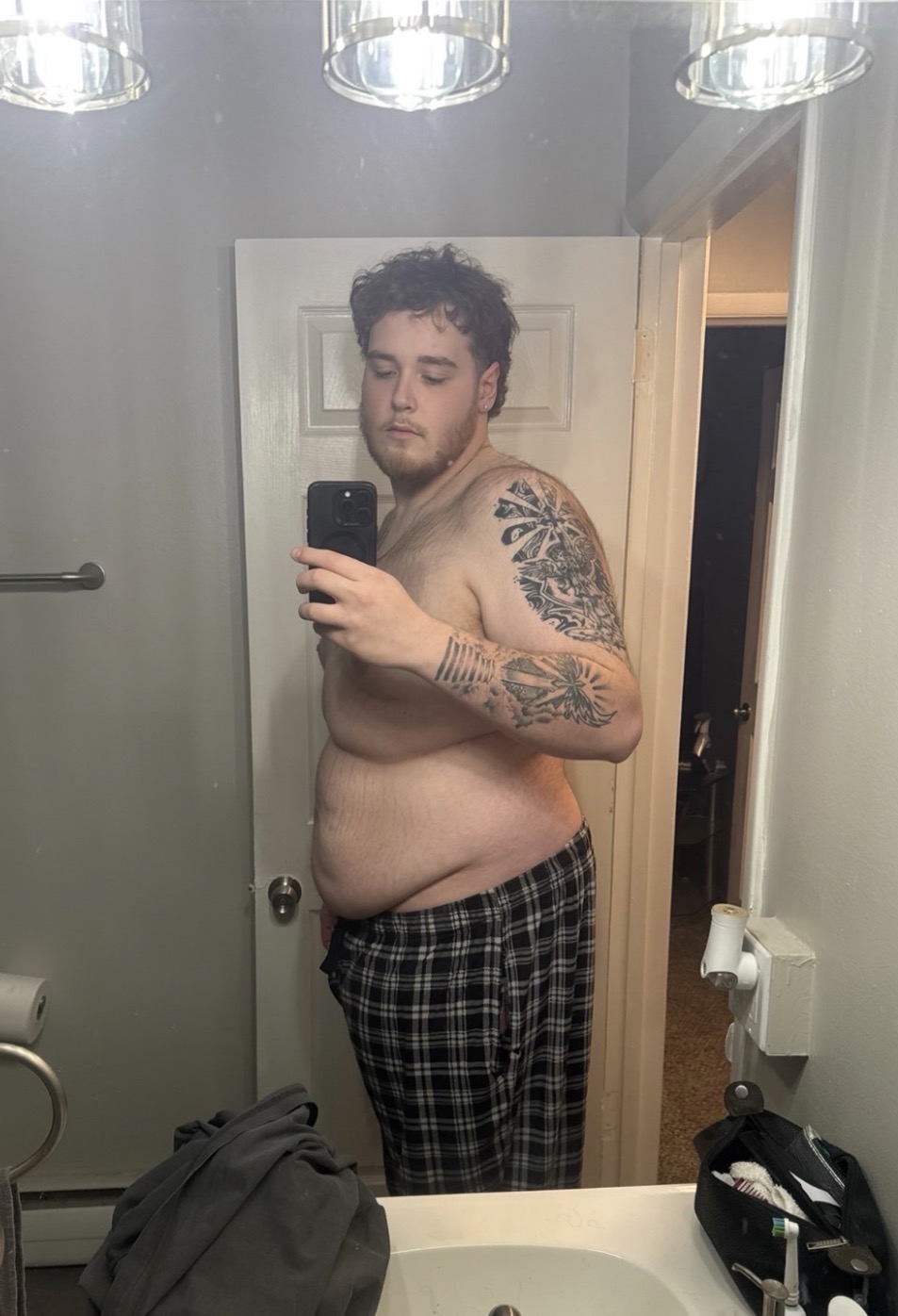 Client before transformation